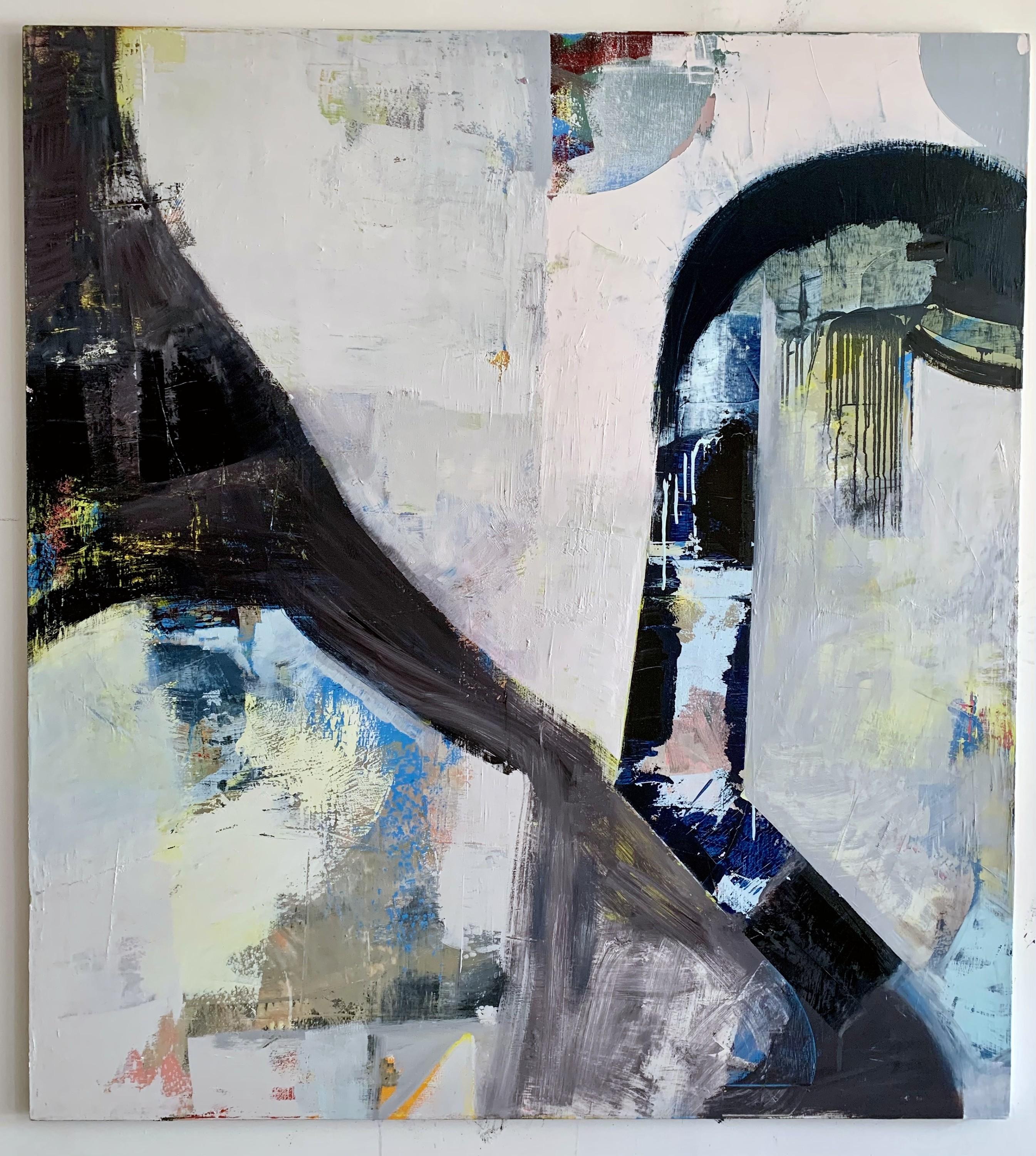 62x68" Gletscher - Ölgemälde