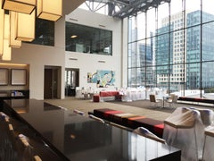 7.5 x 6.6 ft - Court of the Red King - Oil on canvas Abstract Expressionist