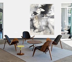 94 x 74 in. / 7 ft 10  x 6 ft 2 Oil Painting - Black Elk