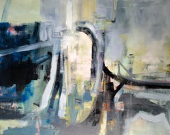 Large oil painting 50x63" - "Skyline" - Oil Painting on Linen