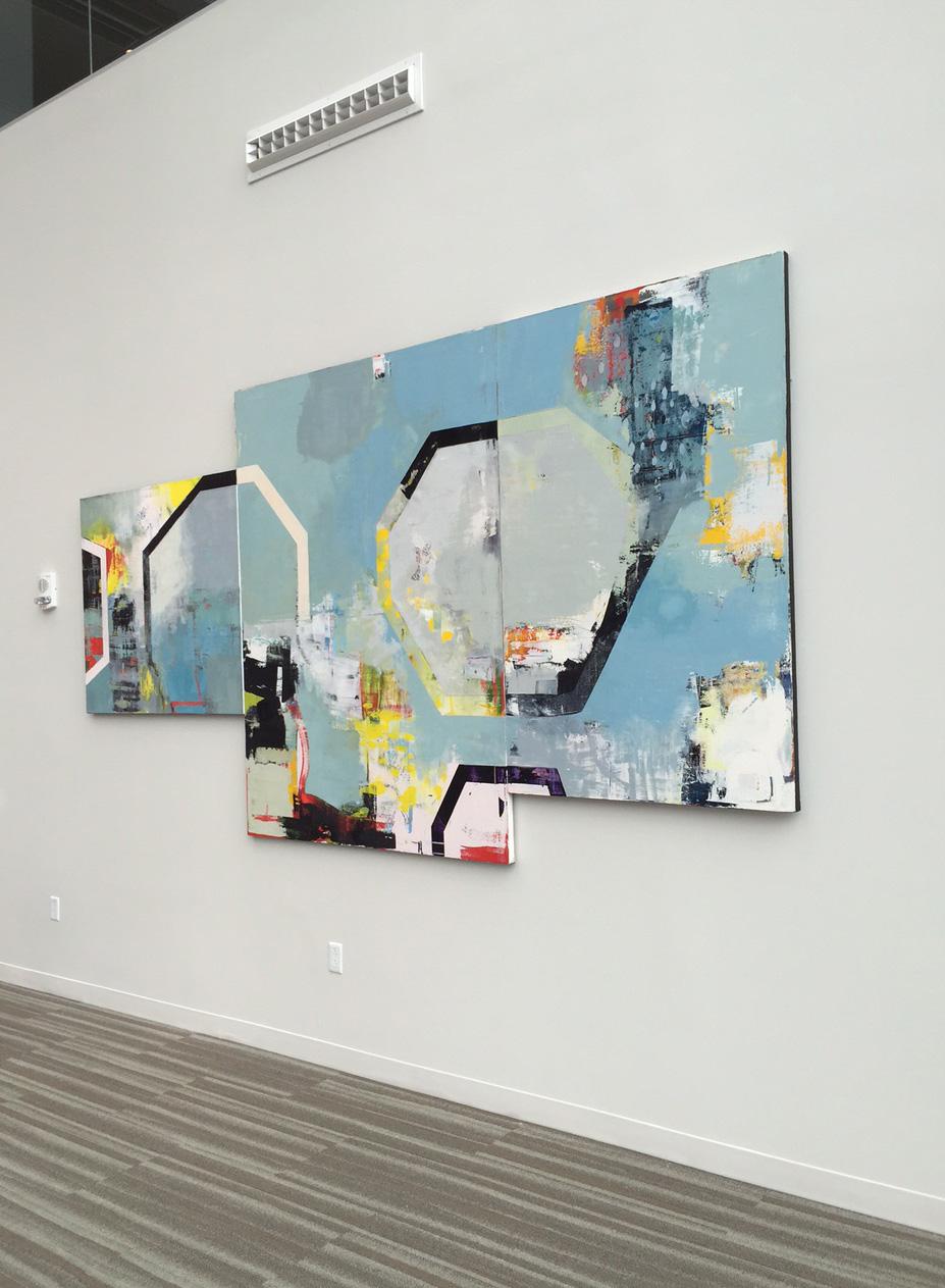 Pittura a olio di grandi dimensioni - 