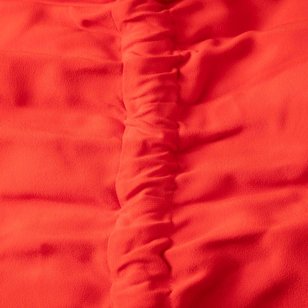 Alexis Red Ruched One Shoulder Dress Taille L Bon état - En vente à London, GB