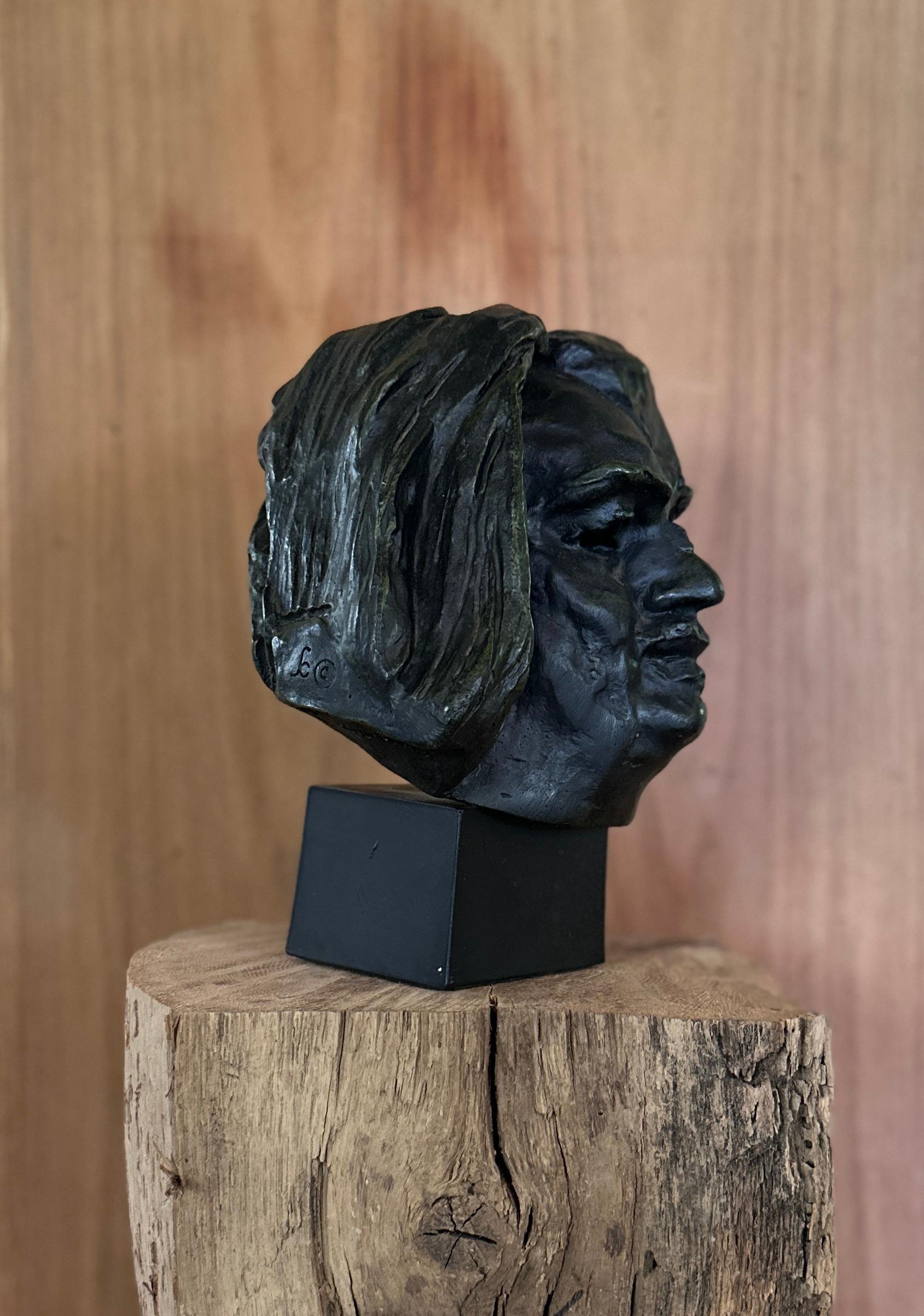American Alexis Rudier Fondeur Head of Balzac Sculpture by Auguste Rodin