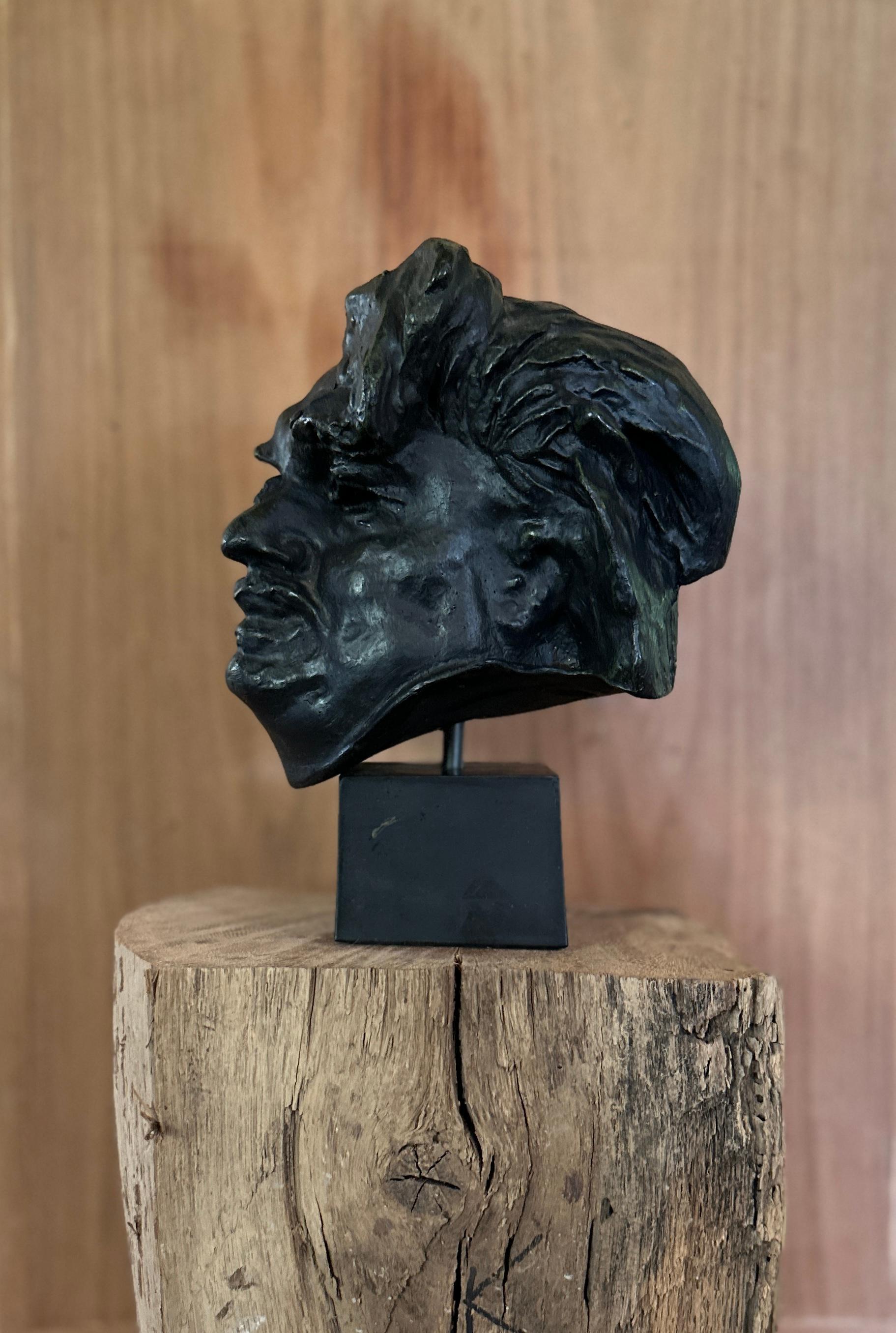 Alexis Rudier Fondeur Head of Balzac Sculpture by Auguste Rodin 1