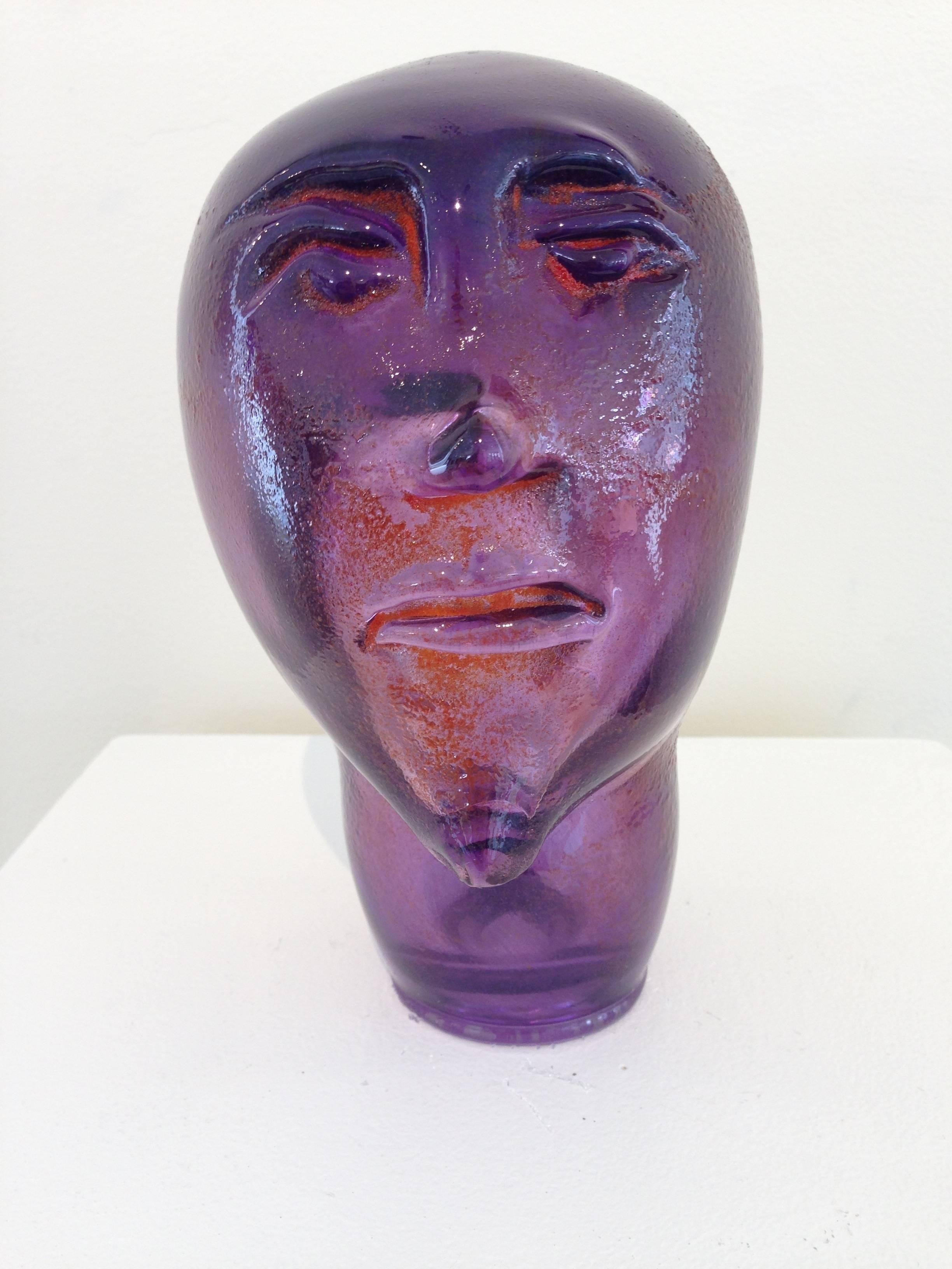 Alexis Silk Figurative Sculpture - Dream Head #9