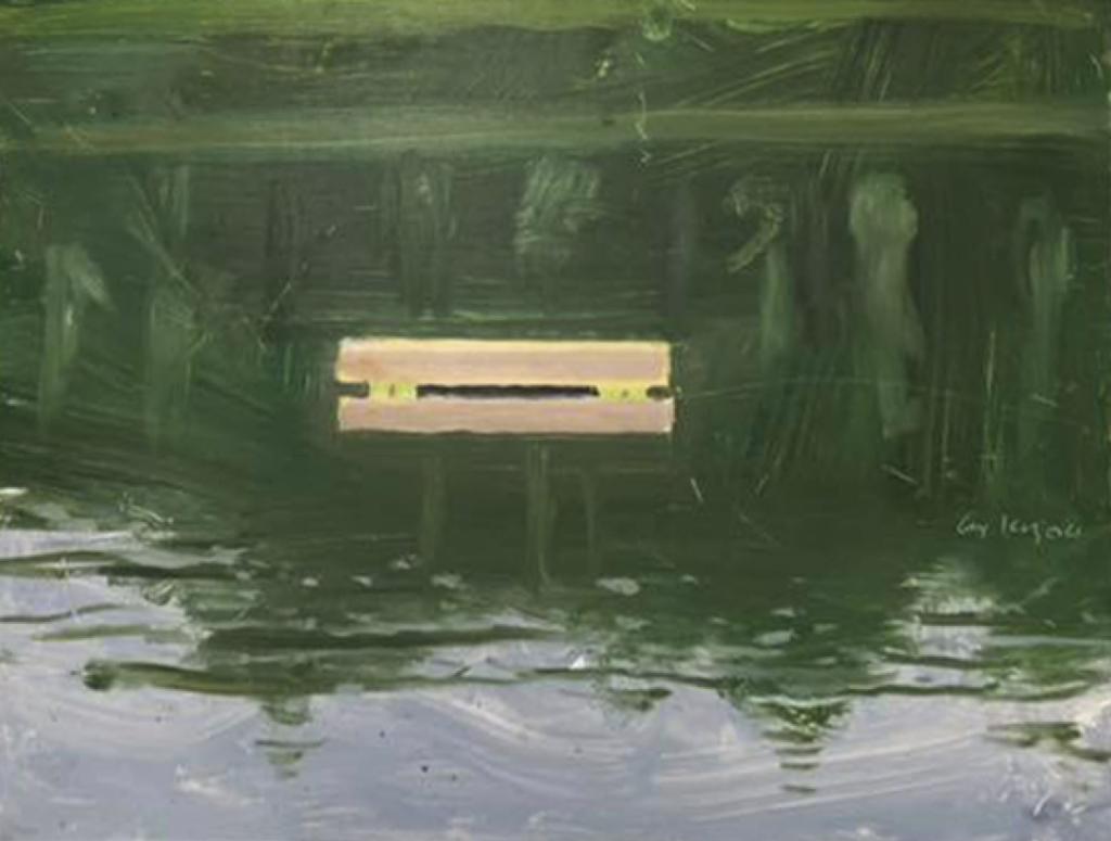 Alex Katz Figurative Painting - The Raft