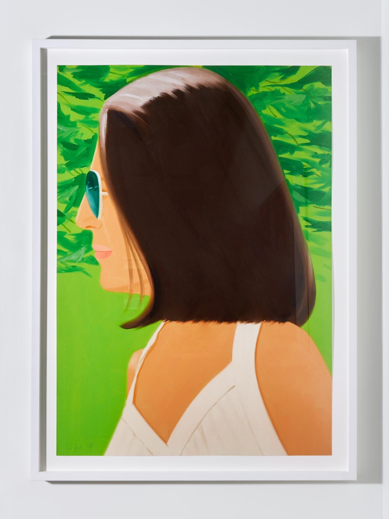 Ada in Spain, 2018, Archival pigment inks on Crane Museo Max 365 gsm fine art pa - Abstract Print by Alex Katz