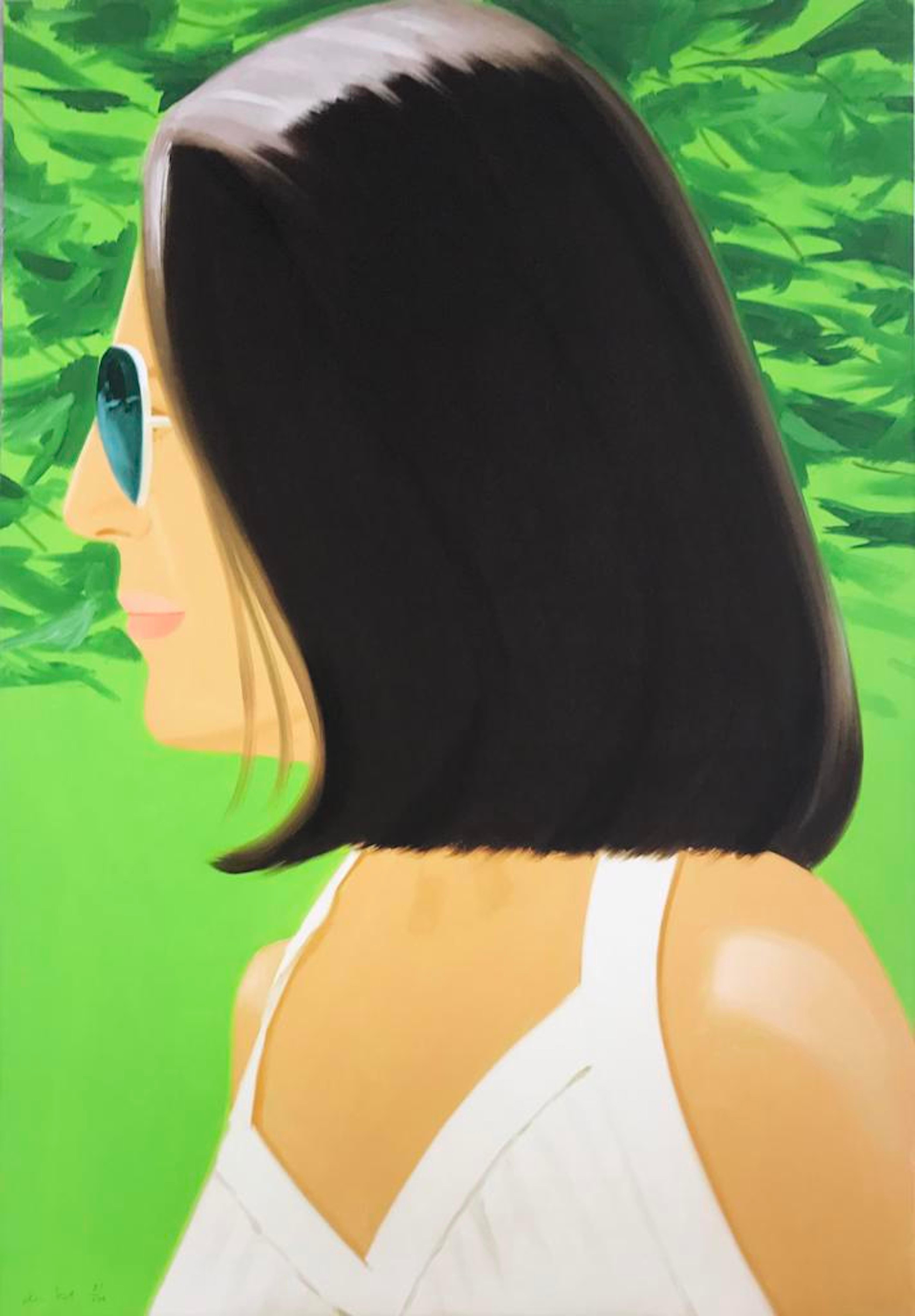 Ada in Spain; 2018; Archival pigment inks on Crane Museo Max 365 gsm paper; 46 x - Print by Alex Katz