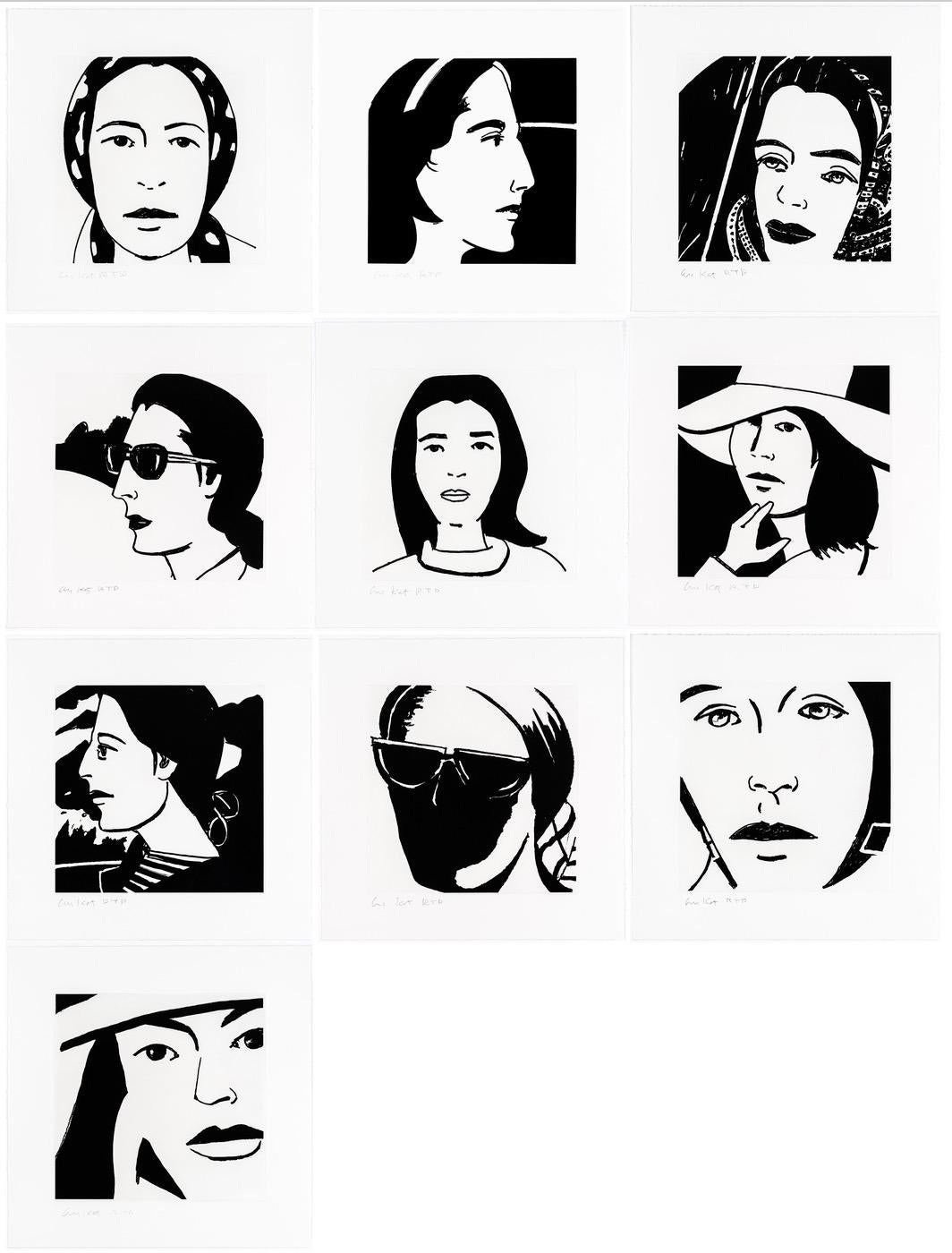 Alex Katz Portrait Print - Ada Portfolio