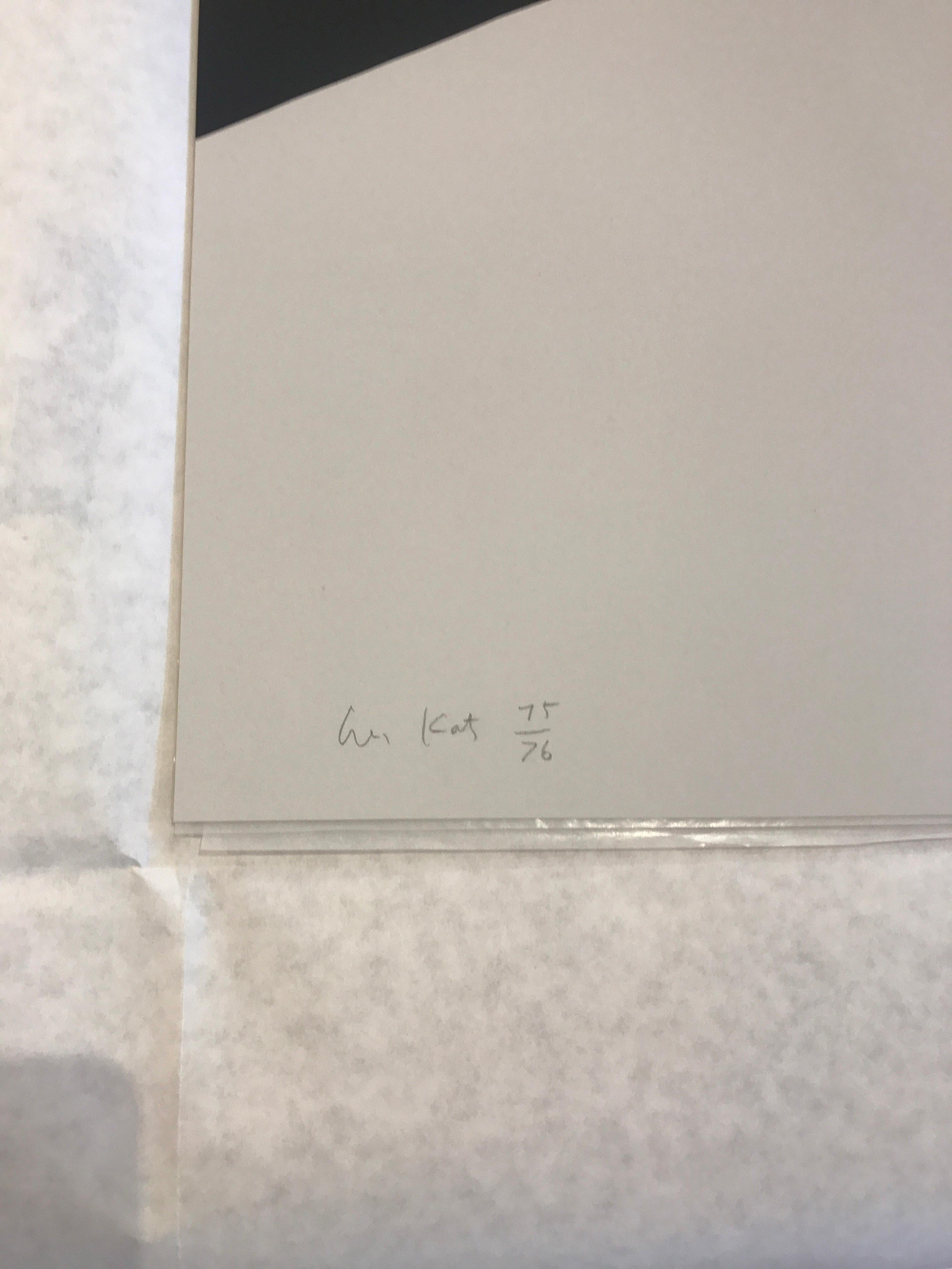 Alex Katz	„Christy“; 2013; Siebdruck; 60 x 50 Zoll; Auflage von 76 Stück 2