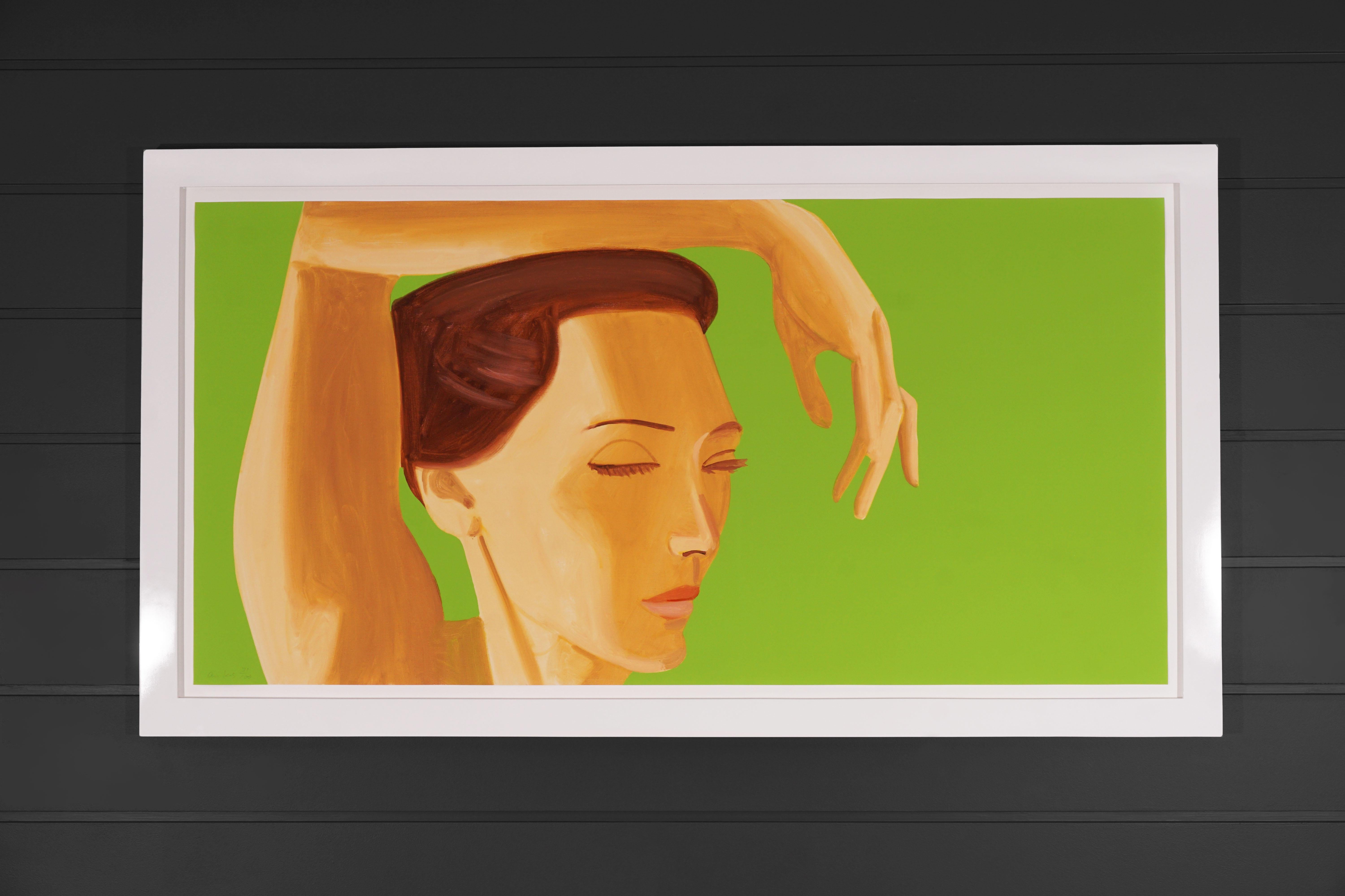 The Homage to Degas by Alex Katz is an archival pigment ink etching on Innova Etching Cotton Rag 315 gsm fine art paper. Created in 2020, the piece is Signed and Numbered by the artist in pencil. The artwork is an extremely limited edition, directly