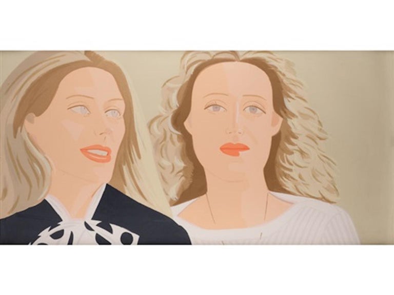 <i>Julia and Alexandra</i>, 1983, by Alex Katz, offered by Hirth Fine Art