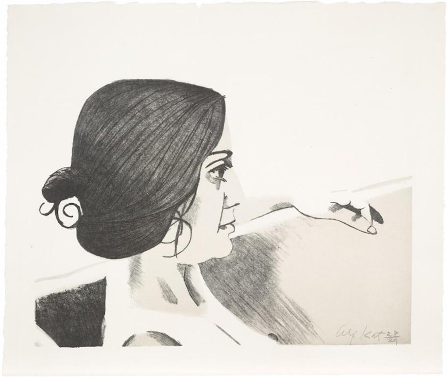 Ann II (Seated Woman) - Print by Alex Katz