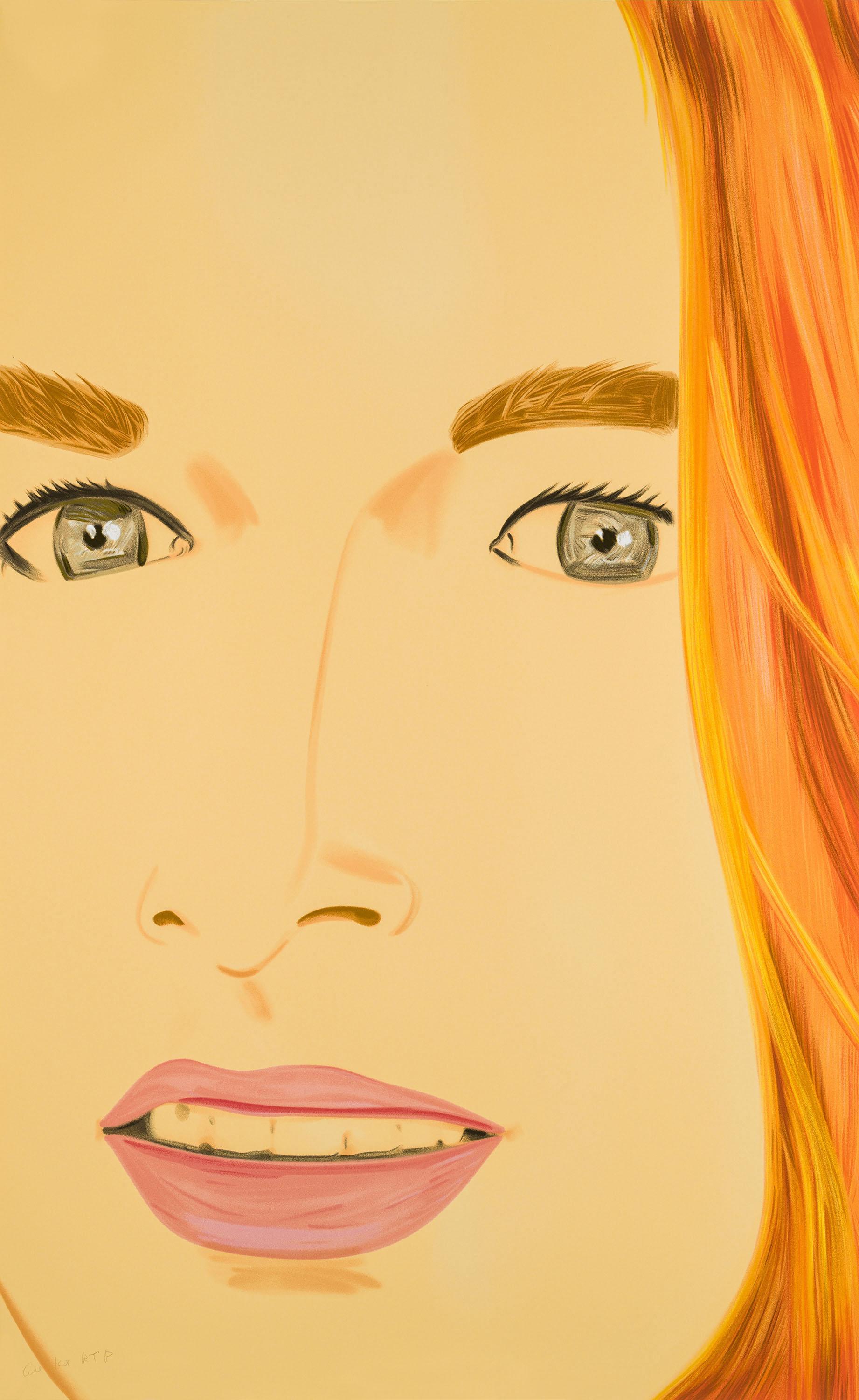 Alex Katz Portrait Print - Ariel 2