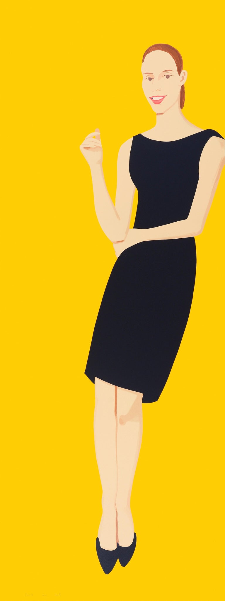 Alex Katz - Black Dress - Ulla, Print For Sale at 1stdibs