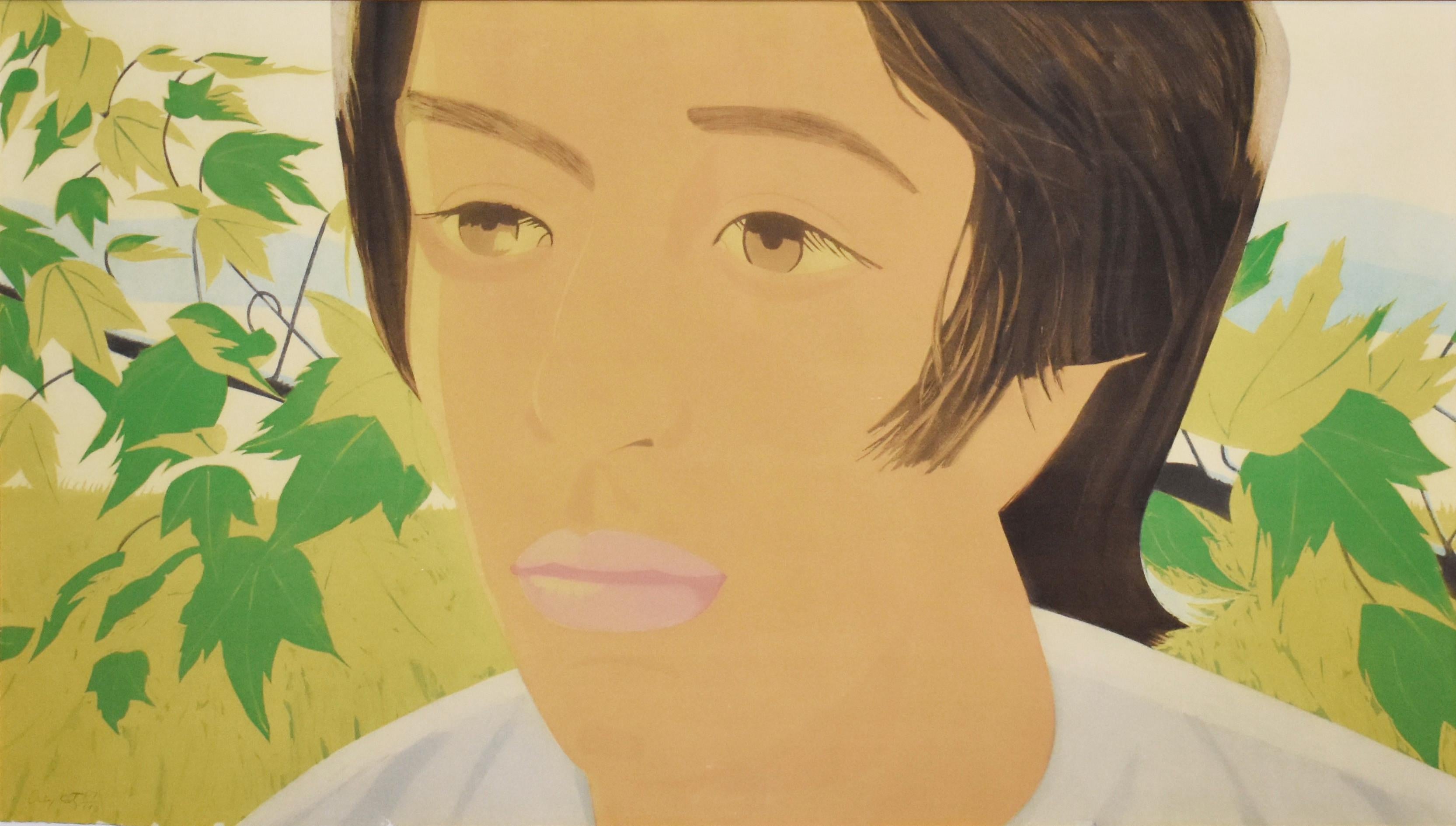 Alex Katz Landscape Print - Boy with Branch I