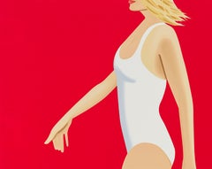 Coca-Cola Girl 1 – 21. Jahrhundert, Zeitgenössisch, Alex Katz, Badeanzug, Frau, Rot