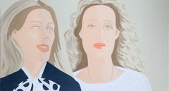 Julia and Alexandra, Screenprint by Alex Katz