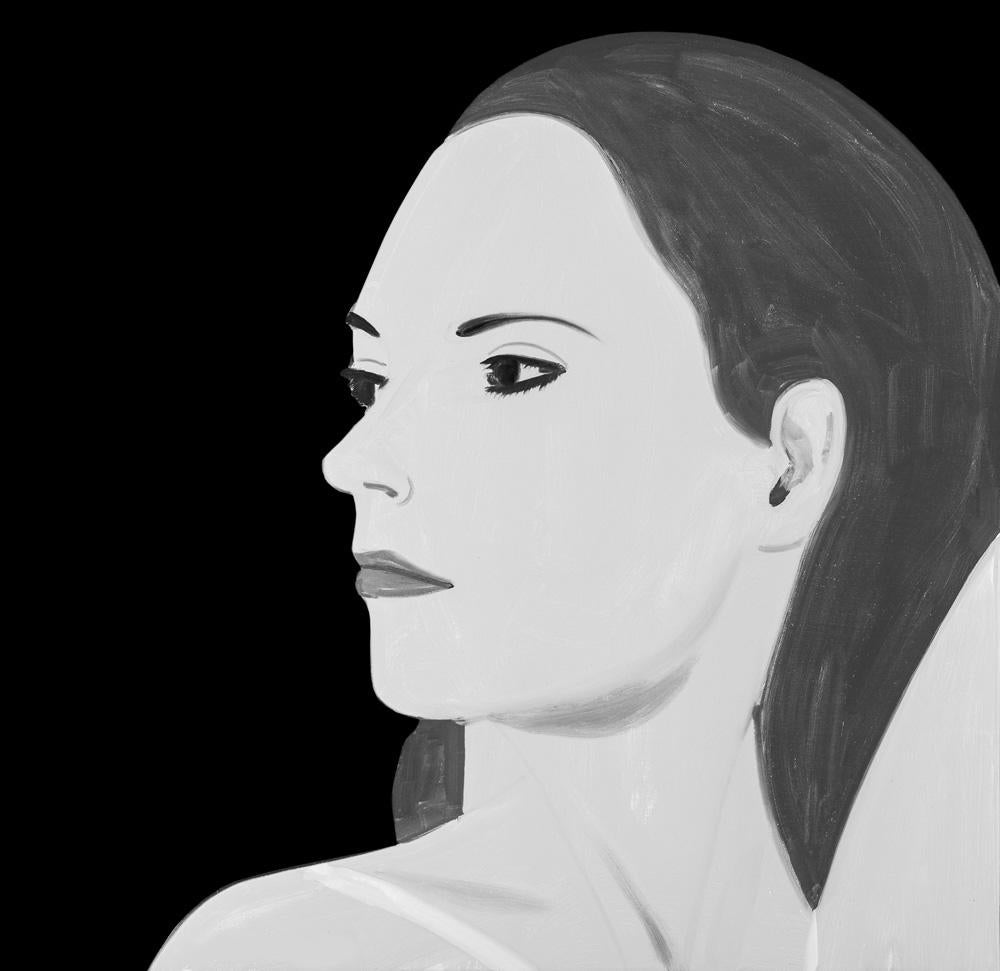 Alex Katz Portrait Print - Laura 5
