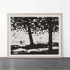 Maine Woods - Contemporary, 21st Century, Woodcut, Limited Edition, Alex Katz