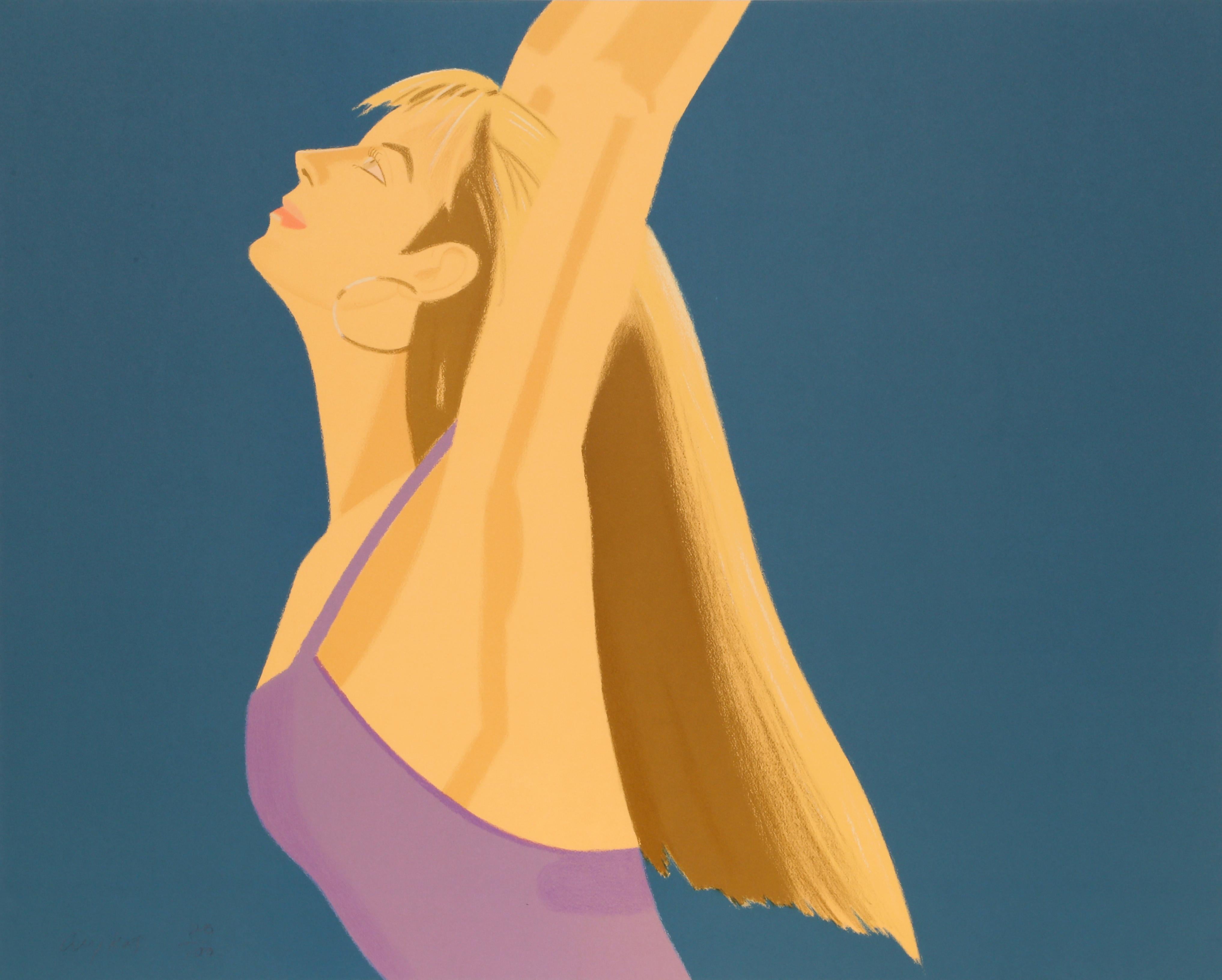 Alex Katz Portrait Print - Night: William Dunas Dance 3 (Pamela)