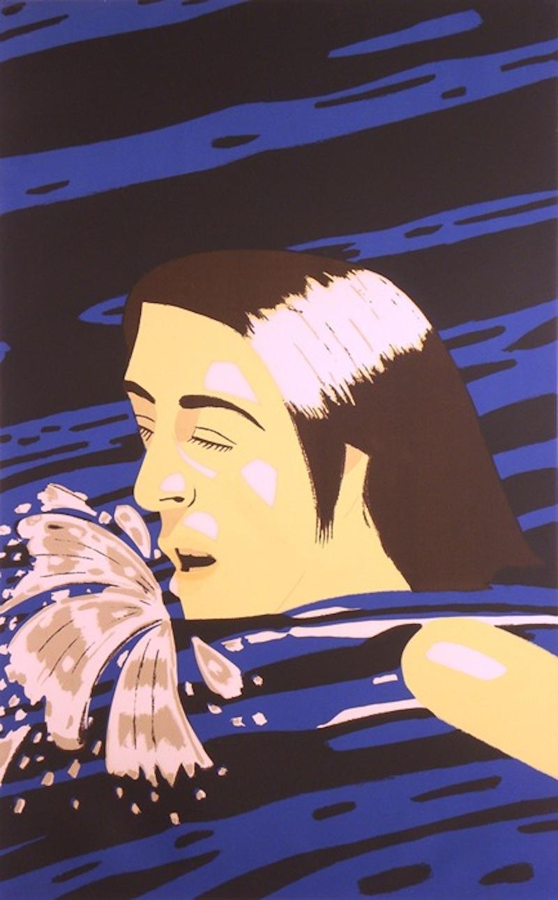 Olympic Swimmer - Print by Alex Katz
