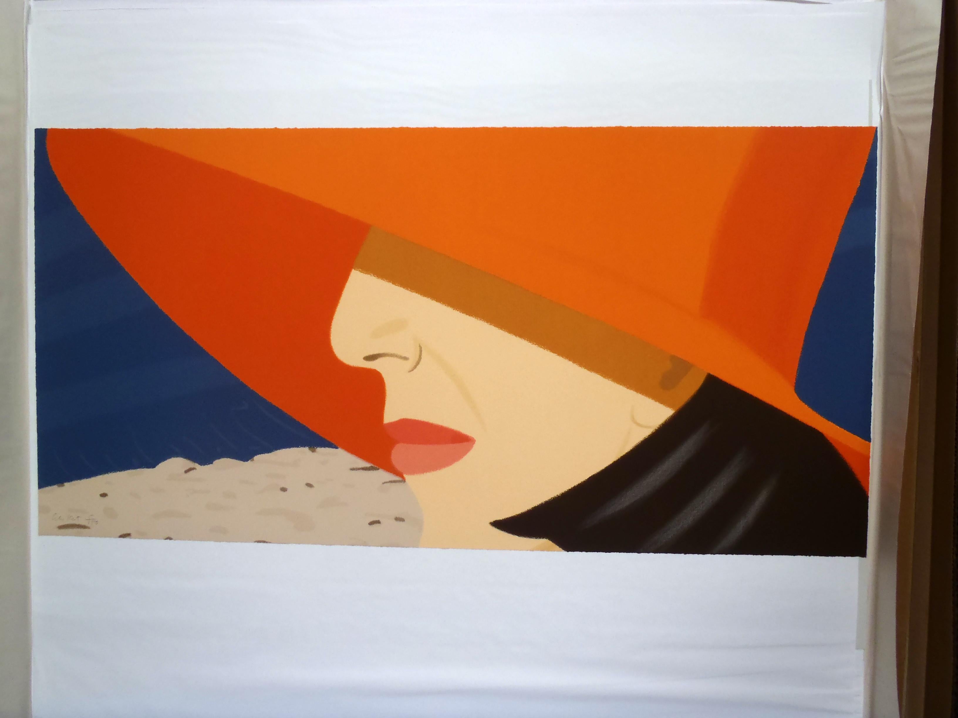 Orange Hat - Print by Alex Katz