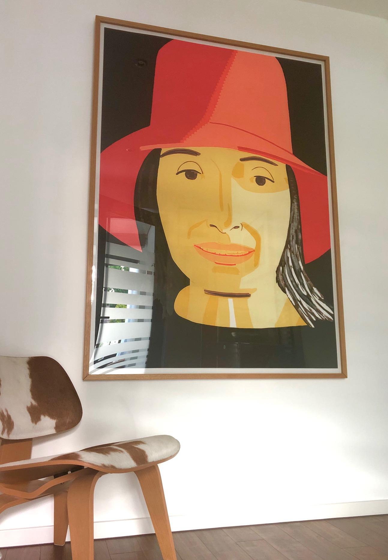 Red Hat Ada - Pop Art Print by Alex Katz