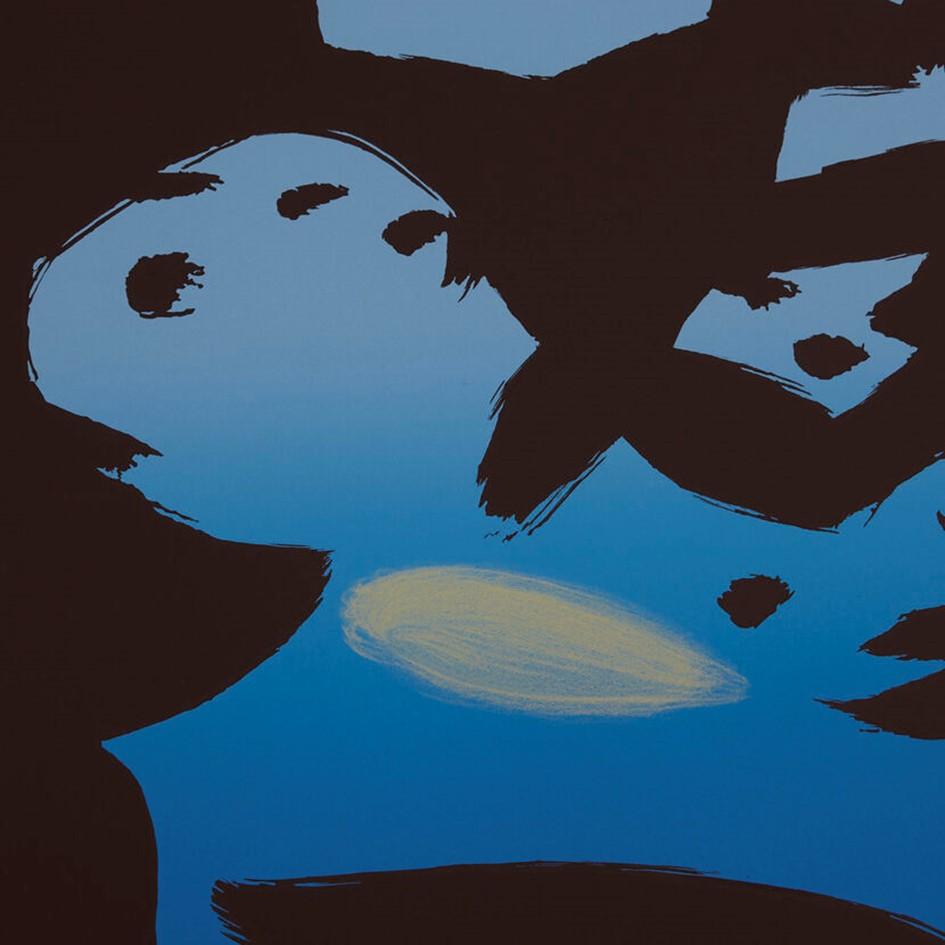 Reflection - Contemporary, 21st Century, Silkscreen, Limited Edition, Blue - Gray Figurative Print by Alex Katz
