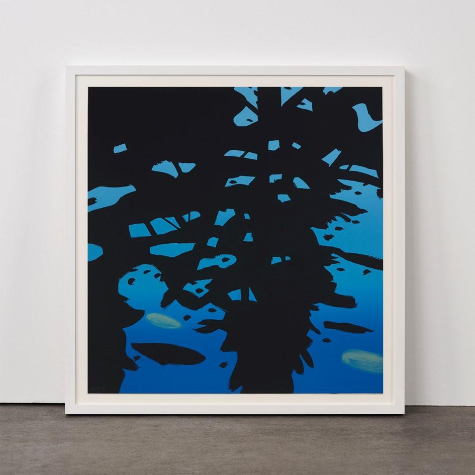 Reflection - Contemporary, 21st Century, Silkscreen, Limited Edition, Blue - Print by Alex Katz