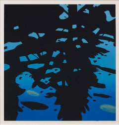 Reflection - Contemporary, 21st Century, Silkscreen, Limited Edition, Blue