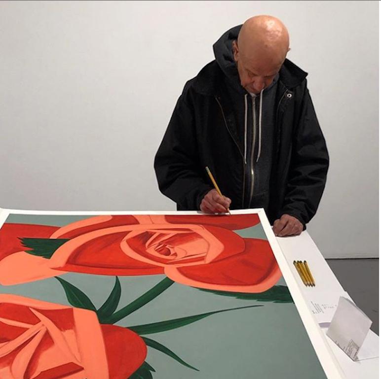 Rose Bud - Print by Alex Katz