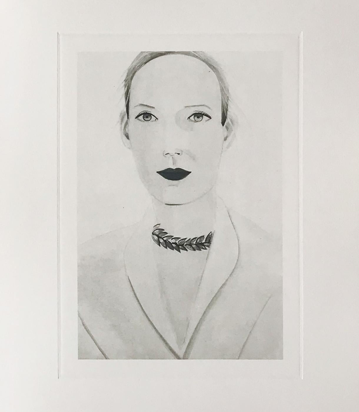 Six Female Portraits, Suite of 6 Prints, Pop Art, Contemporary Artist, Realism  2