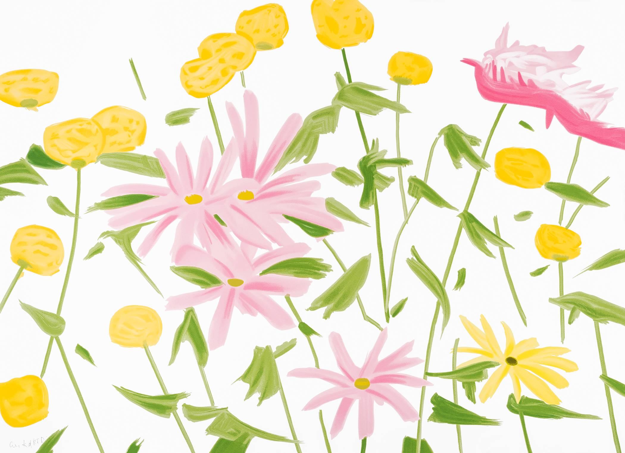 Still-Life Print Alex Katz - Fleurs de printemps