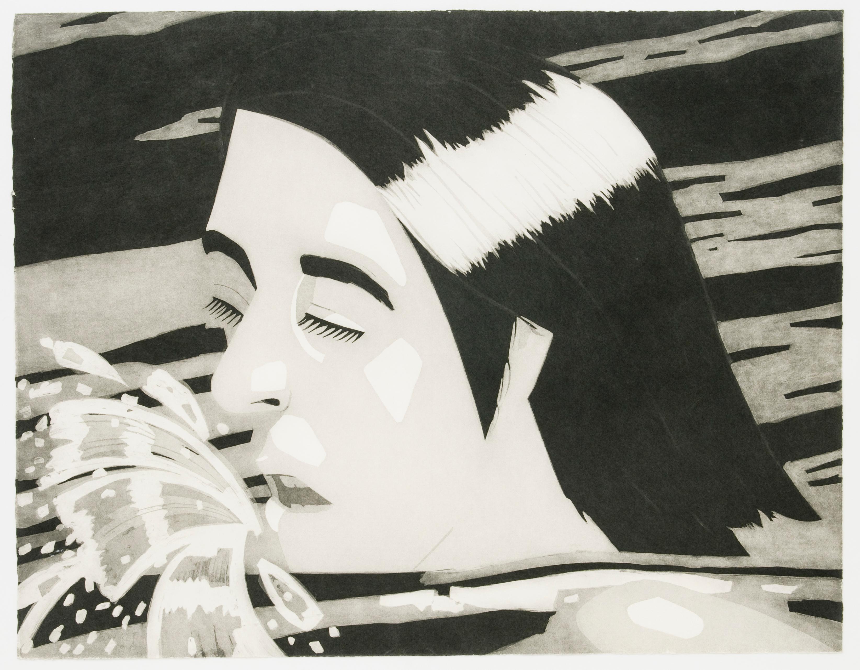 Alex Katz Figurative Print - The Swimmer