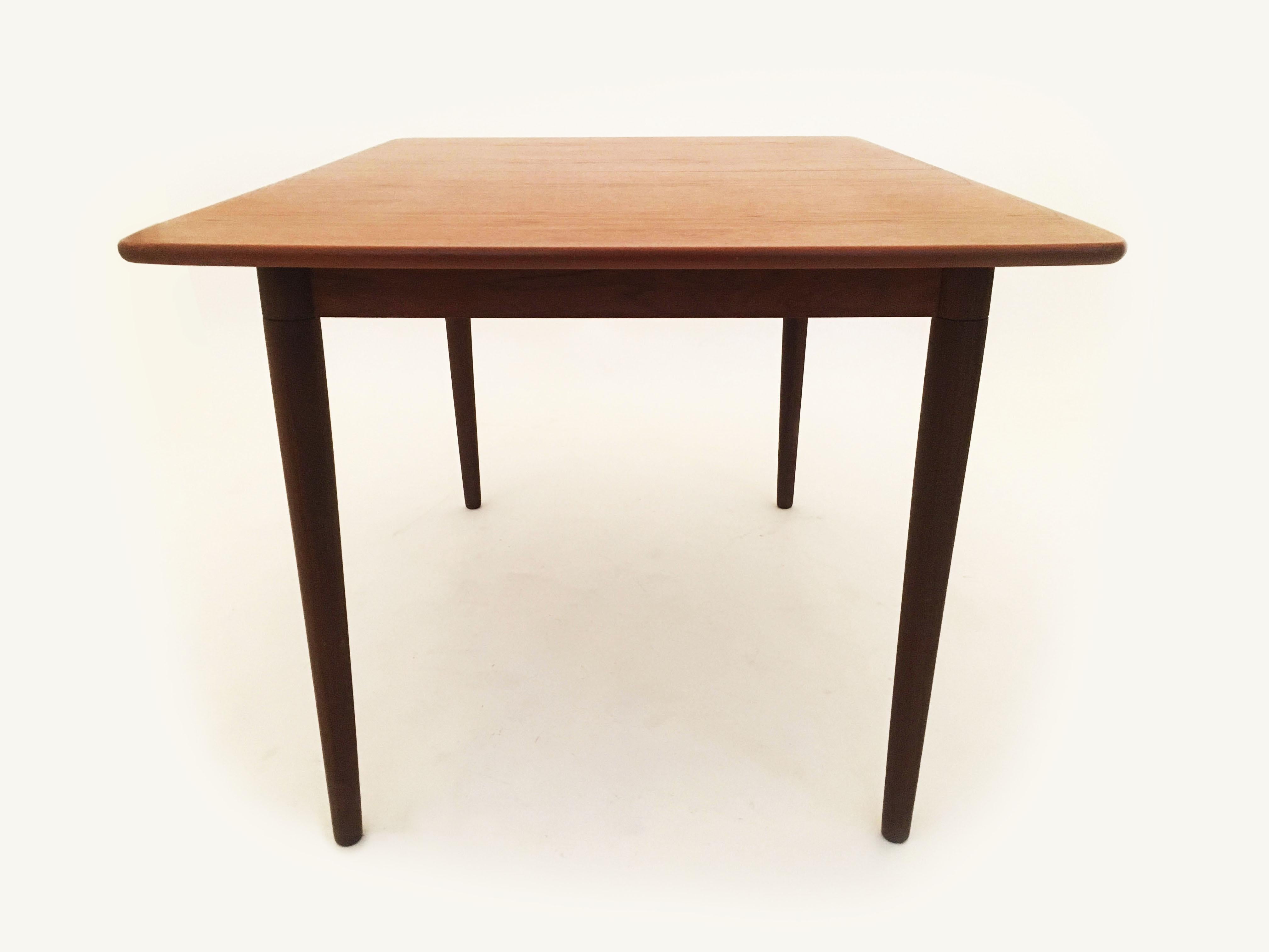 Wood Alf Aarseth Extendable Teak Dining Table by Gustav Bahus, Norway, 1960