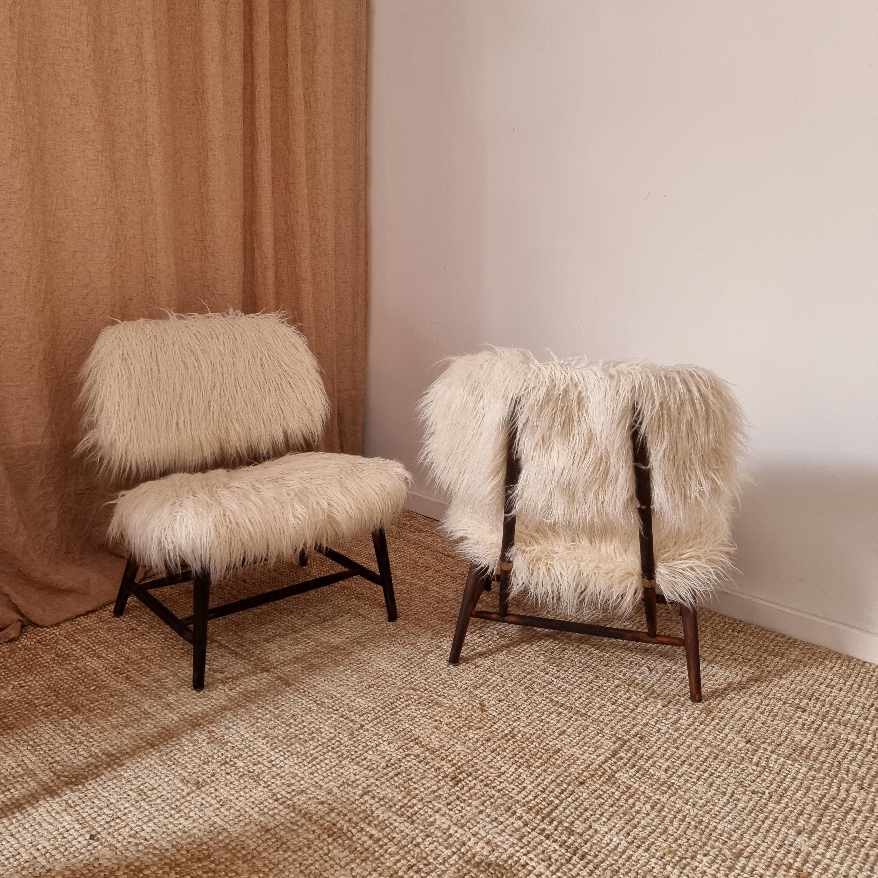Alf Svensson, a Pair of Classic Swedish Modern Chairs 