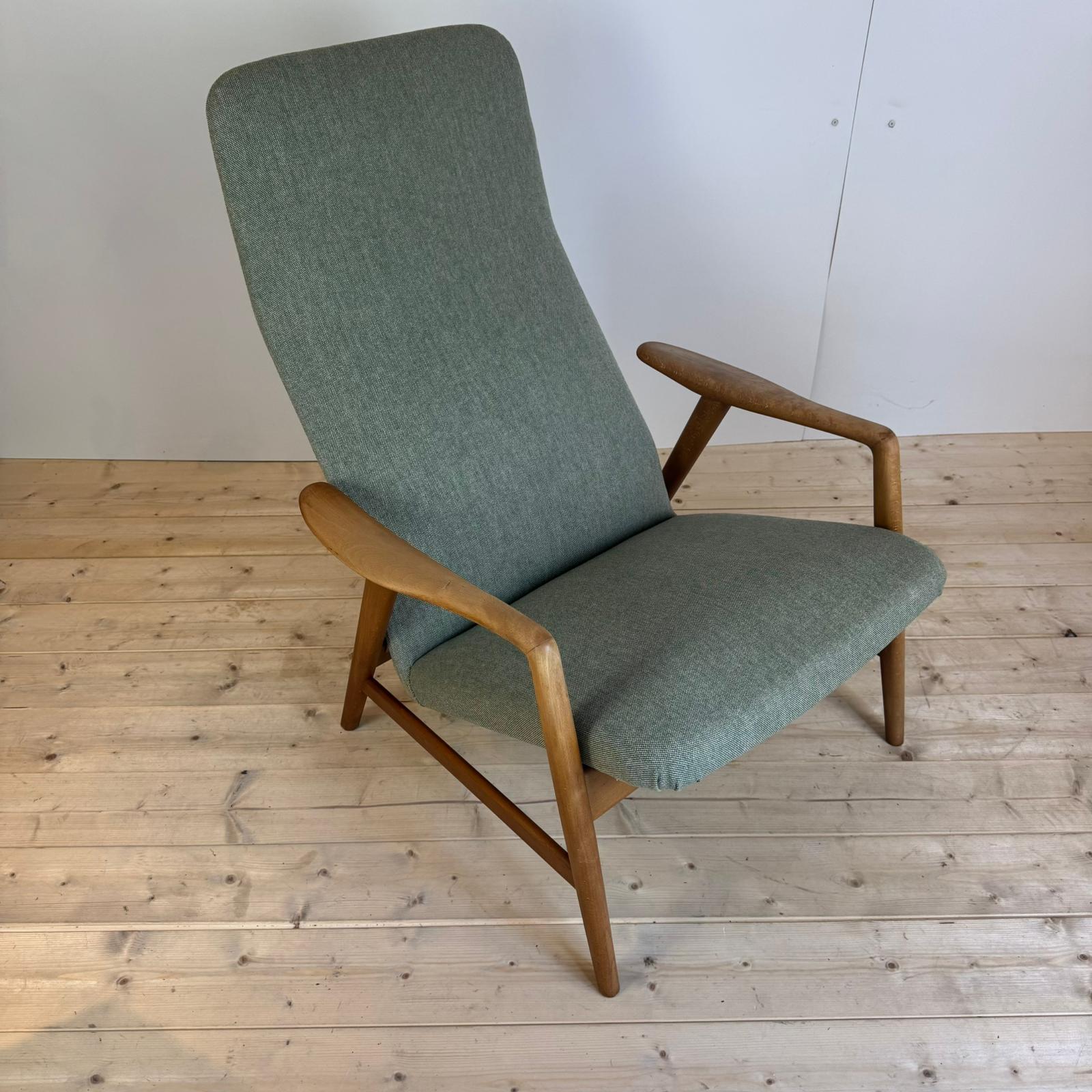 Teck Fauteuil Alf Svensson, Suède 1960 en vente