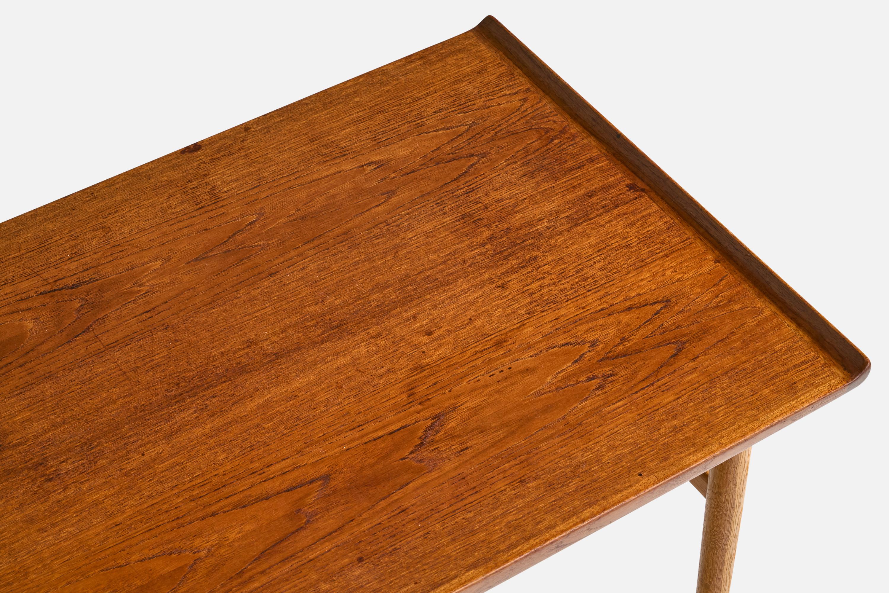 Alf Svensson, Tavolino, Teak, Oak, Svezia, anni '50 in vendita 1