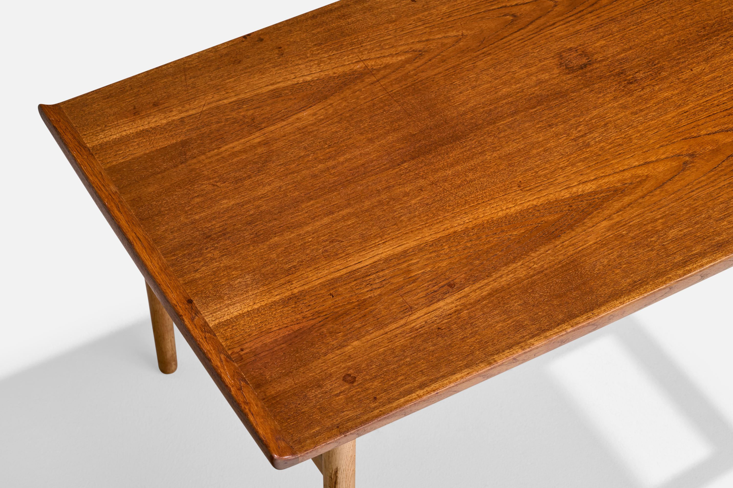 Alf Svensson, Tavolino, Teak, Oak, Svezia, anni '50 in vendita 2