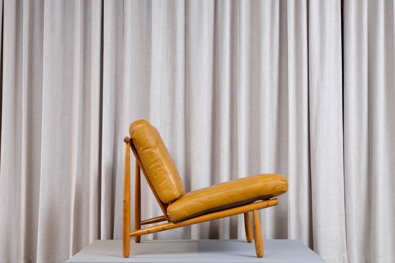 Scandinavian Modern Alf Svensson Easy Chair Model Domus by DUX, 1960s For Sale