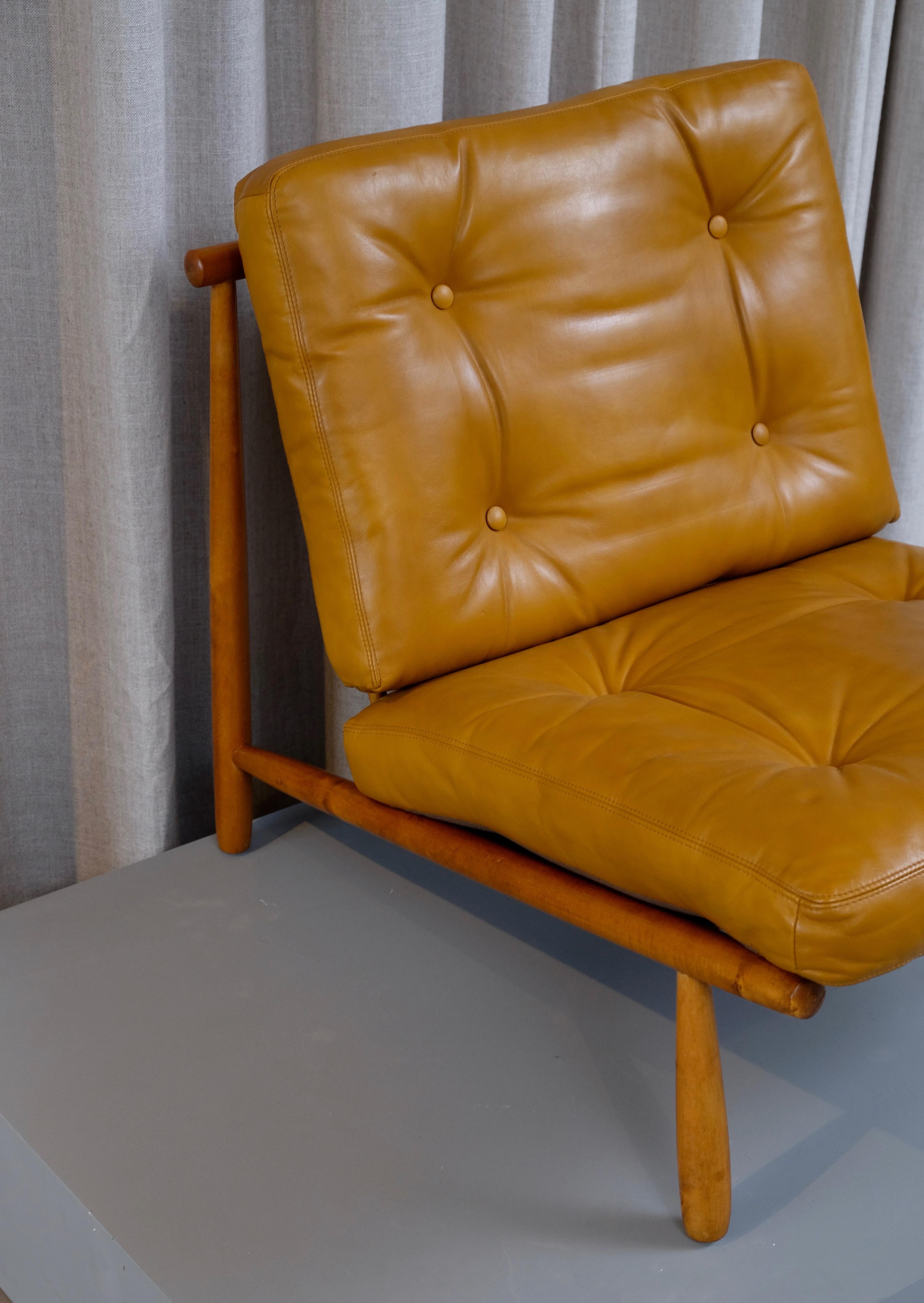 Mid-20th Century Alf Svensson Easy Chair Model Domus by DUX, 1960s