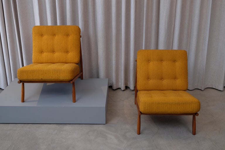 Alf Svensson Easy Chairs Model Domus by DUX, 1960s For Sale 4