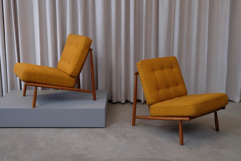 Alf Svensson Easy Chairs Model Domus by DUX, 1960s For Sale 5