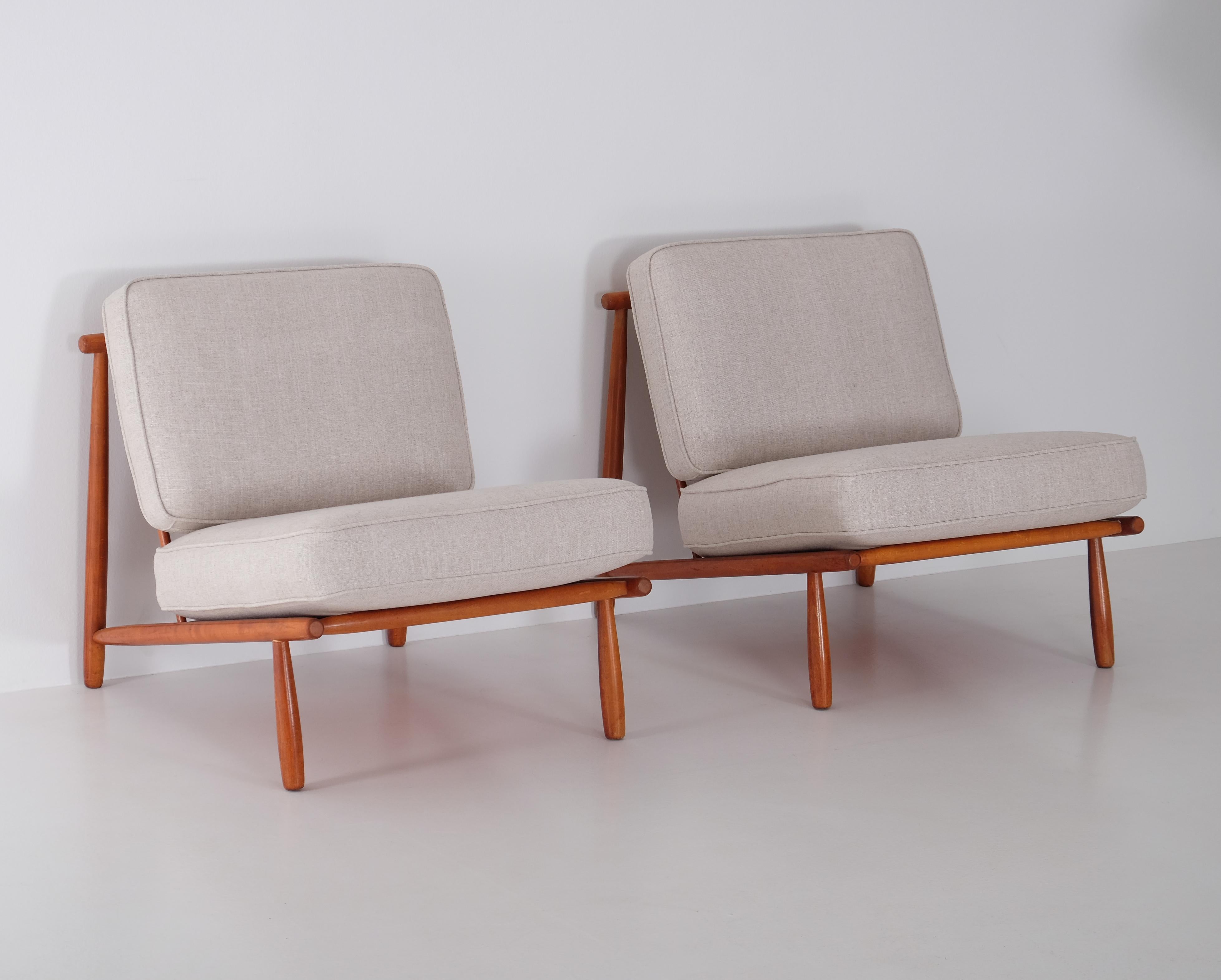 Fauteuils Alf Svensson modèle 'Domus' par DUX, Suède, années 1950 en vente 4