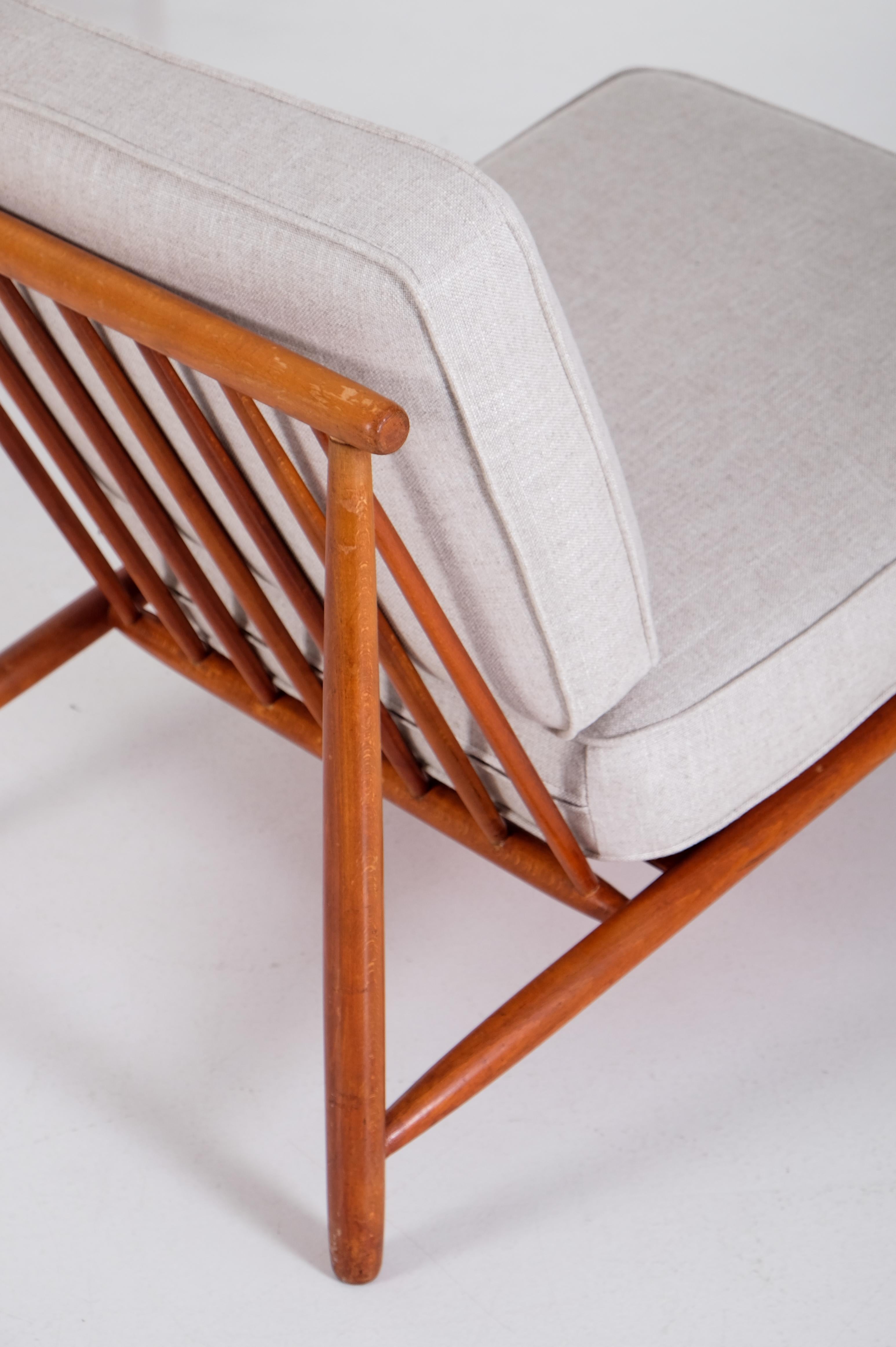 Fauteuils Alf Svensson modèle 'Domus' par DUX, Suède, années 1950 Bon état - En vente à Stockholm, SE