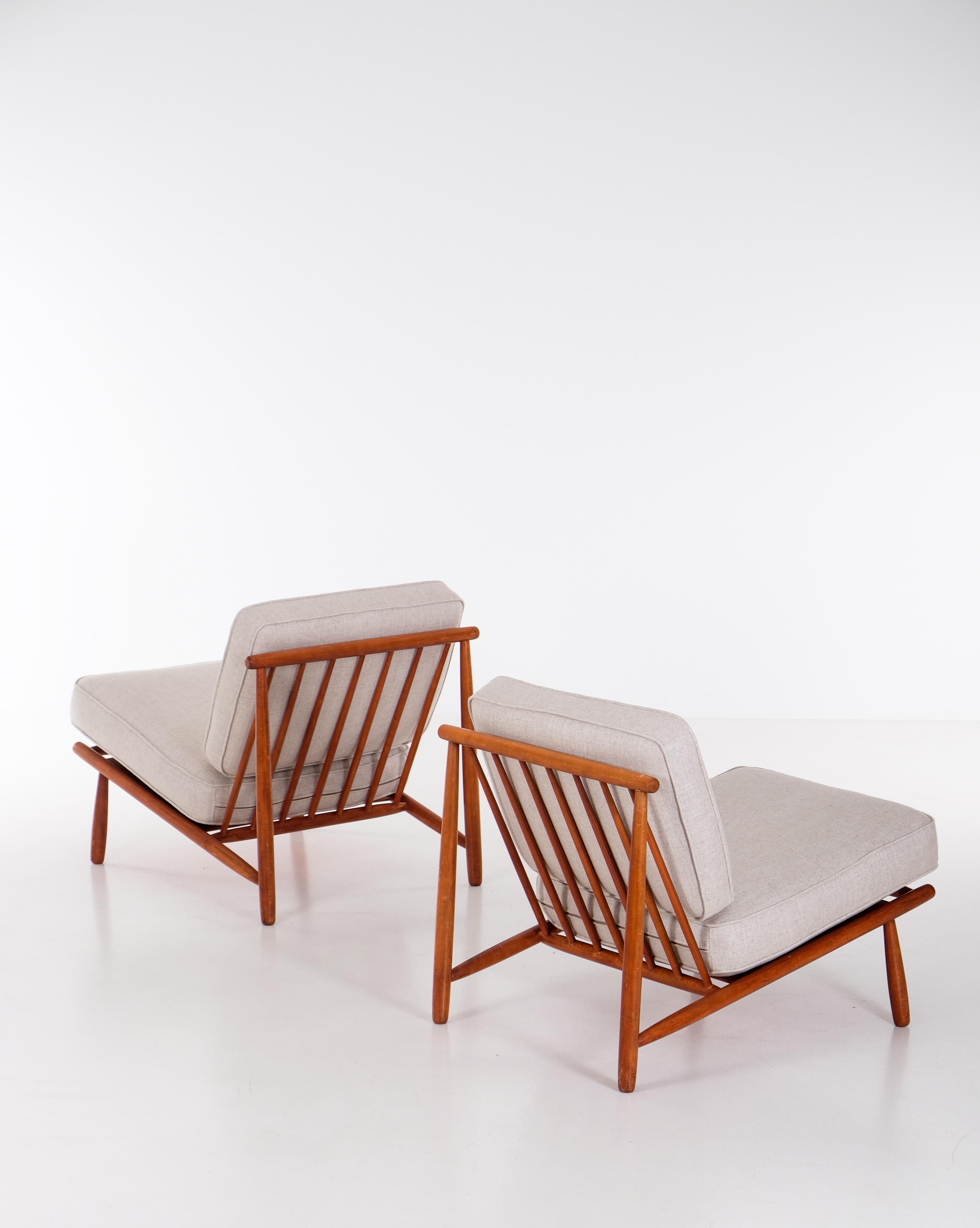 Fauteuils Alf Svensson modèle 'Domus' par DUX, Suède, années 1950 en vente 1