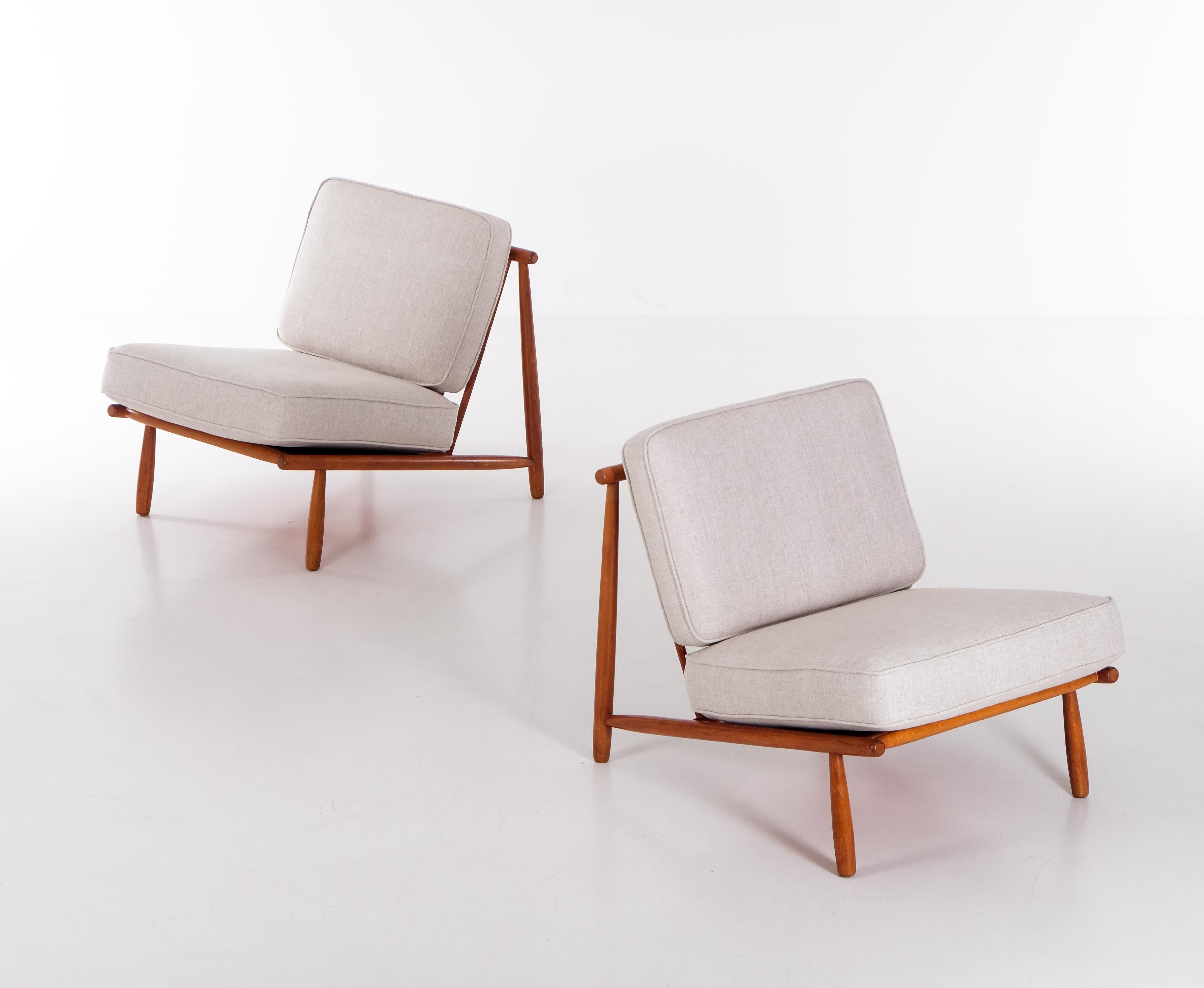 Fauteuils Alf Svensson modèle 'Domus' par DUX, Suède, années 1950 en vente 2