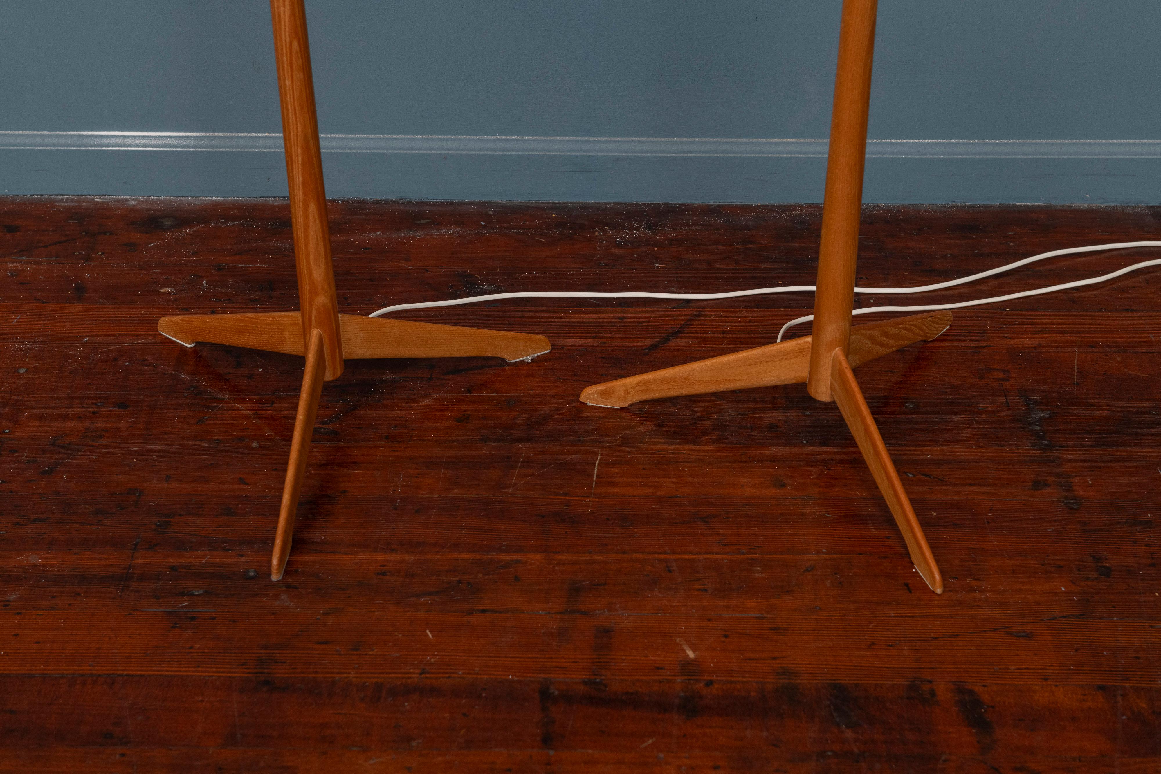 Alf Svensson Floor Lamps for Bergboms, Model G-34 In Good Condition For Sale In San Francisco, CA