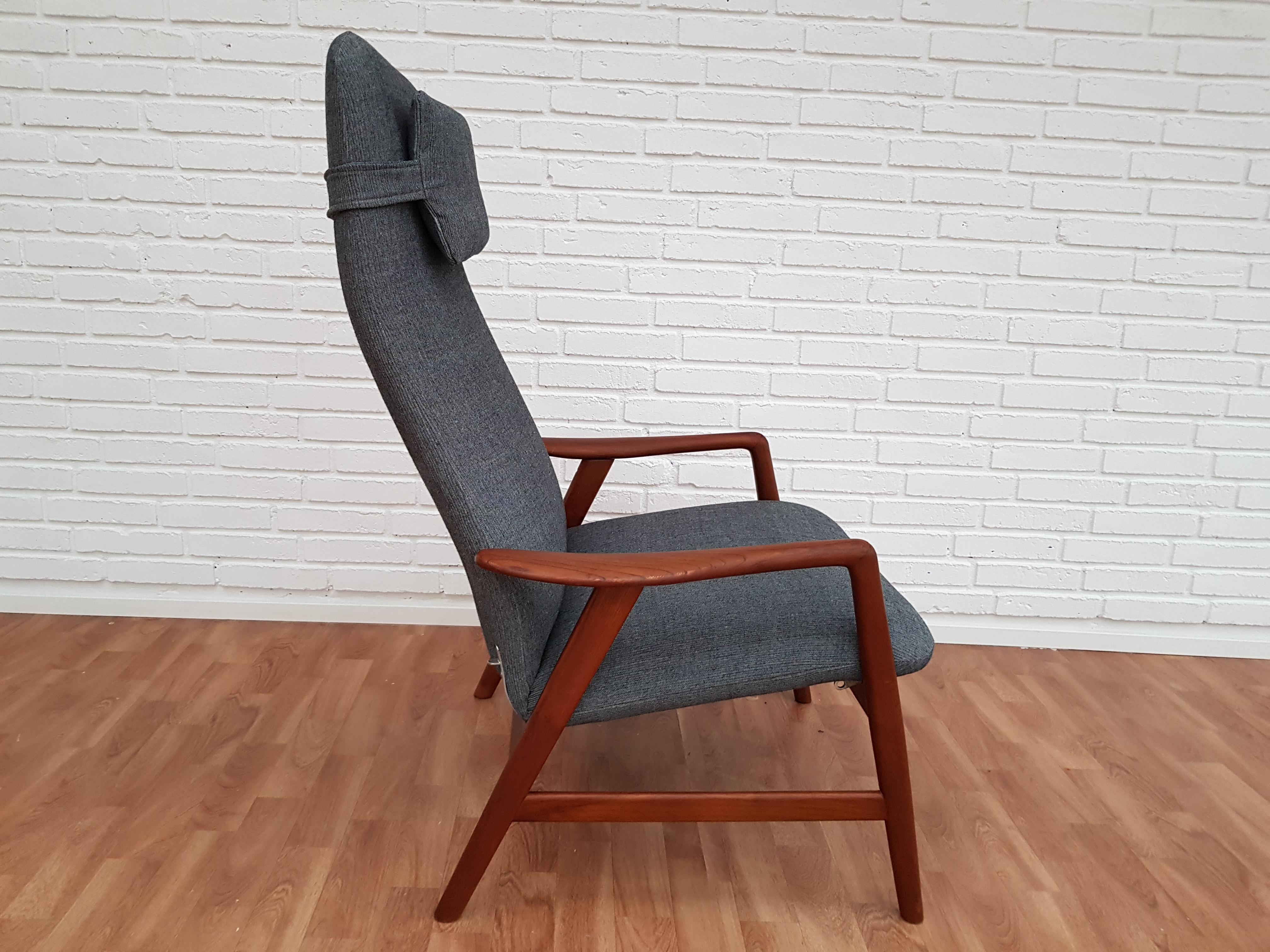 Original Scandinavian Design, Alf Svensson, Armchair, Model Kontour, Restored 3